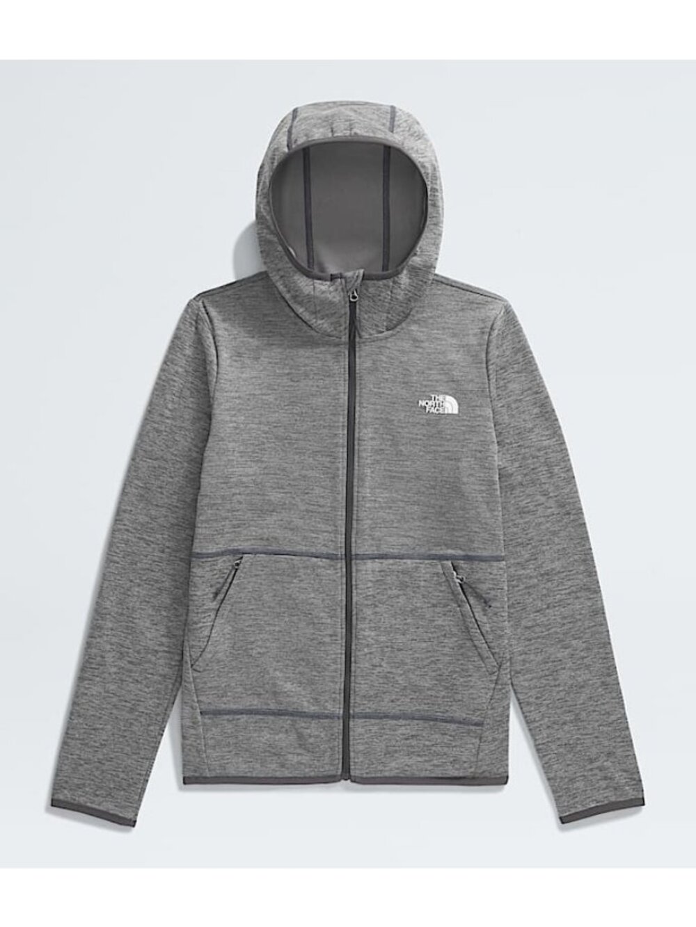 The North Face Gray Zip-Up Fleece Lined Canyonlands Hoodie Jacket S | Athleisure - Picture 1 of 16